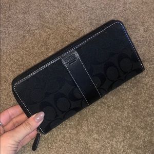 Black Coach Wallet - Large